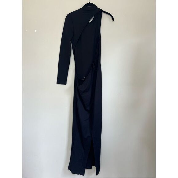 Superdown Margo Open Back Gown in Black - Picture 5 of 7